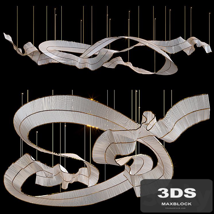 Light composition Vargov Design - Ribbon