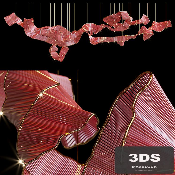 Light composition Vargov Design - Ribbon