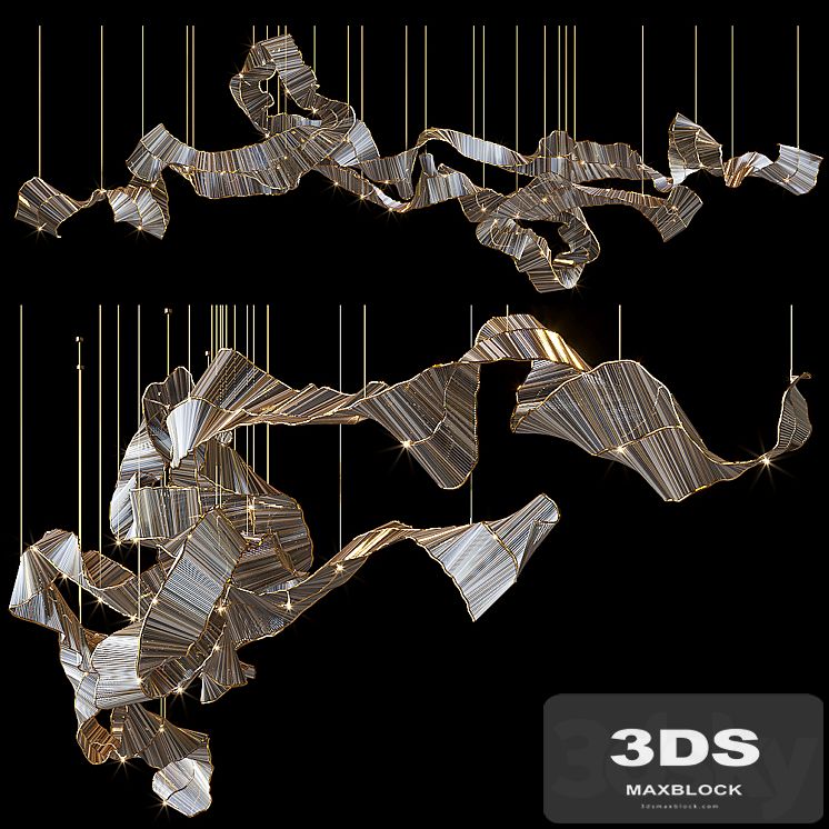 Light composition Vargov Design - Ribbon