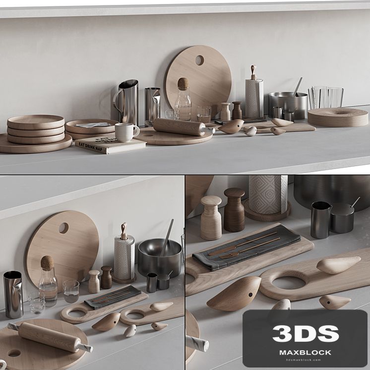 067 Kitchen Decor Set Accessories 02