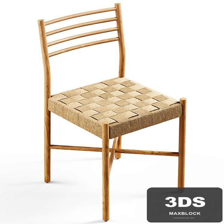 Zara Home - The oak chair with wicker seat