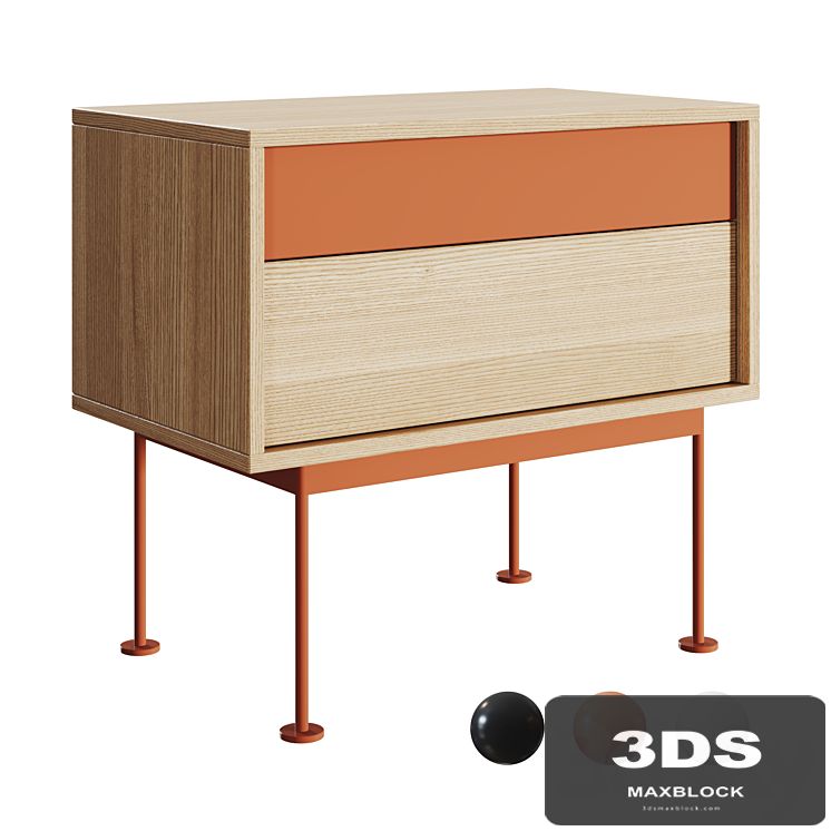 TEULAT - Yoko Bedside table