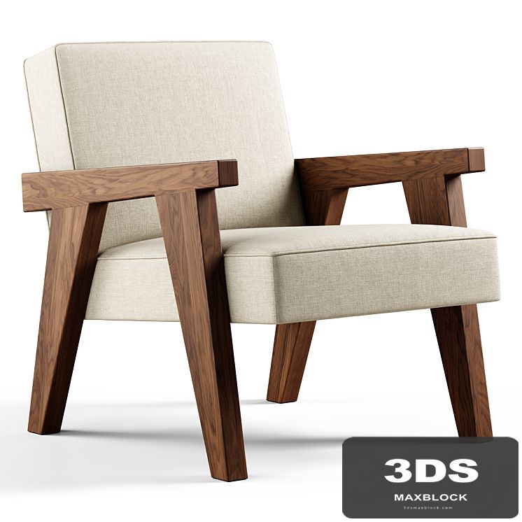 Zara Home - The walnut armchair with hemp upholstery