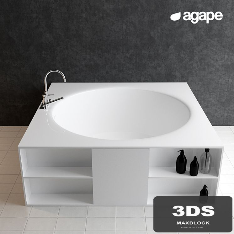 Agape In-Out Bathtubs + dornbracht