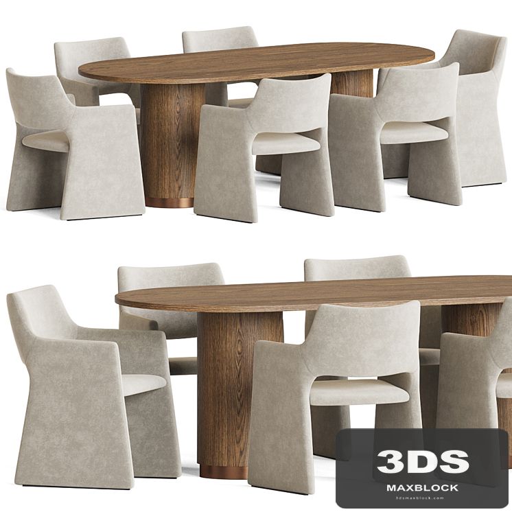 Foley Chair Campbell Table Dining Set
