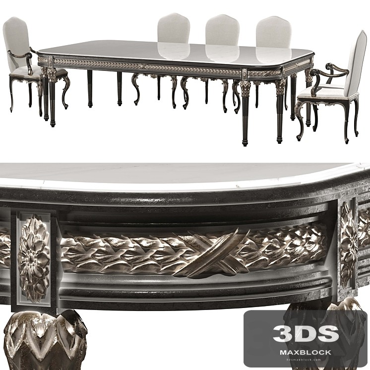 kosovart victoria dining table and chair