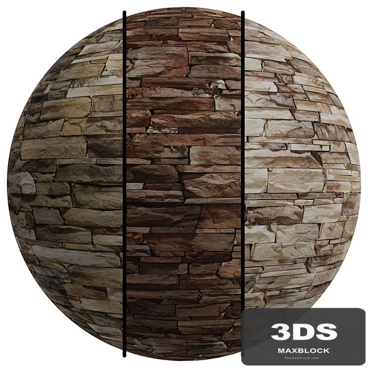 FB54 Scissors Stone Texture (Antique - Gutin) Etna | PBR | 3 MAT | 4K