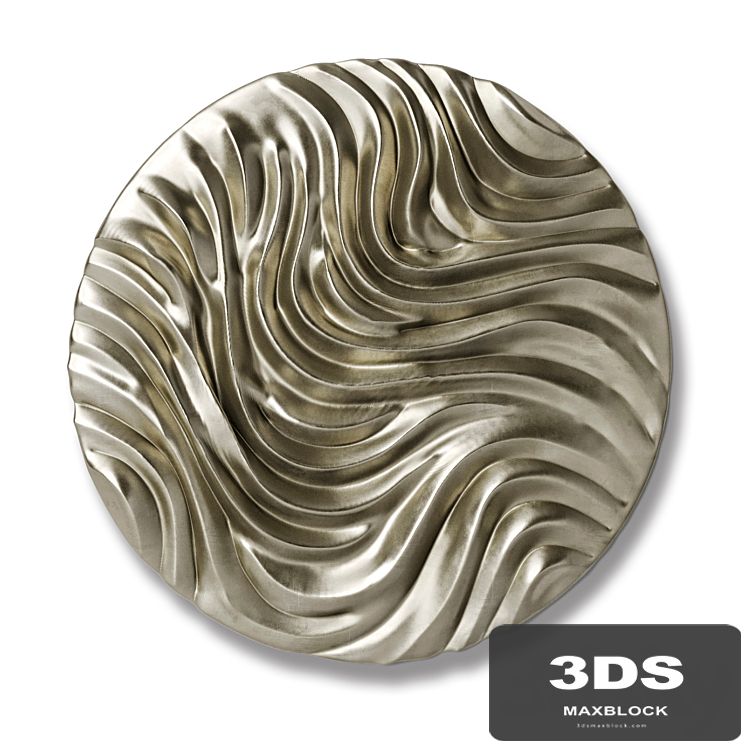 Round Wall panel Wave Circle wall panel