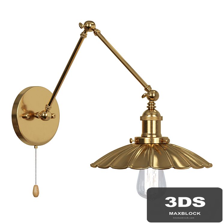 Loft style wall lamp