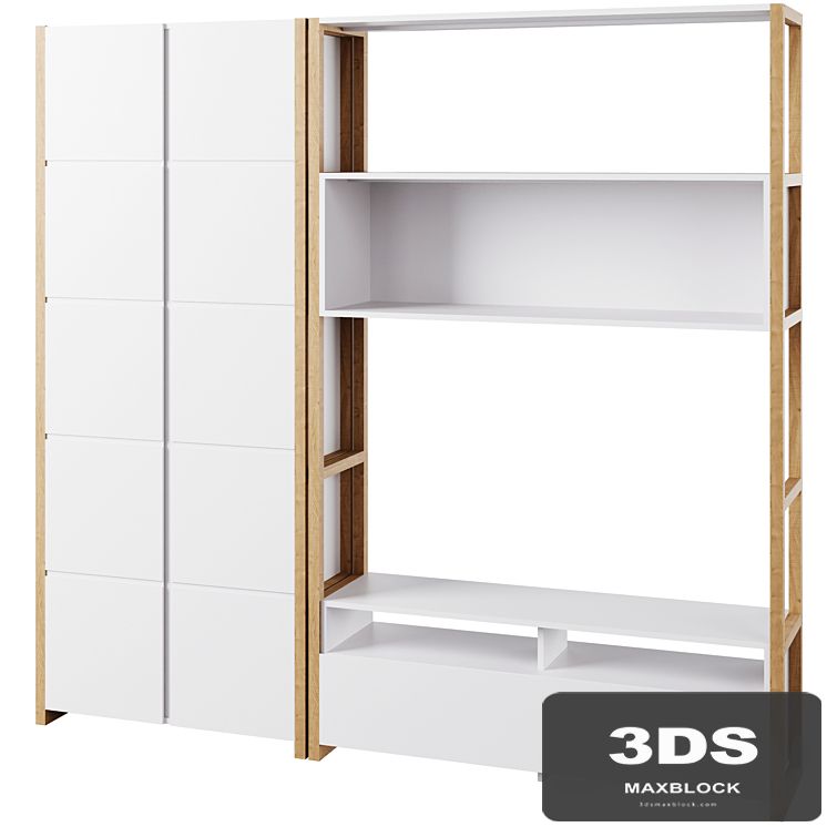 Compo Shelved TV Stand and bookcase Compo by LA REDOUTE INTERIEURS