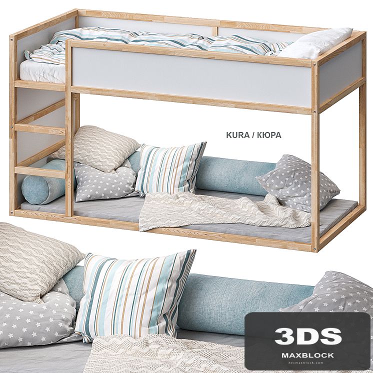 KURA KURA Double bed 2 IKEA