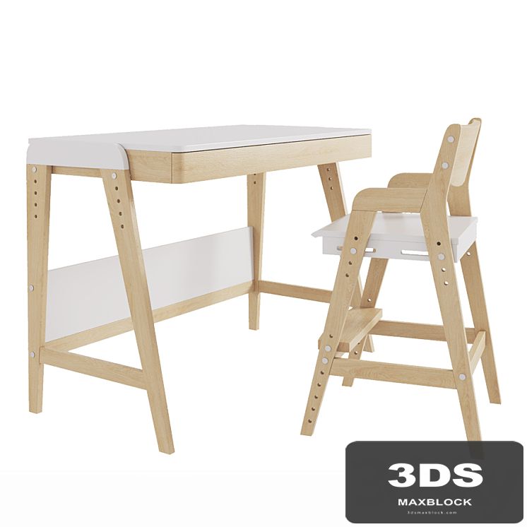 Growing table and chair for Woody baby
