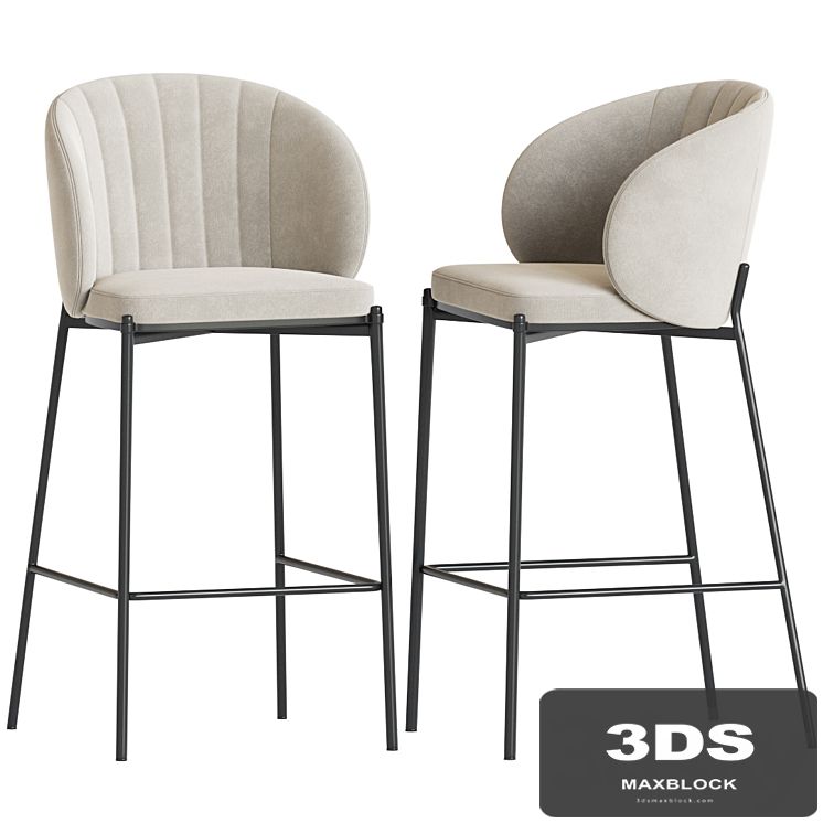 Bar stool cruz shell