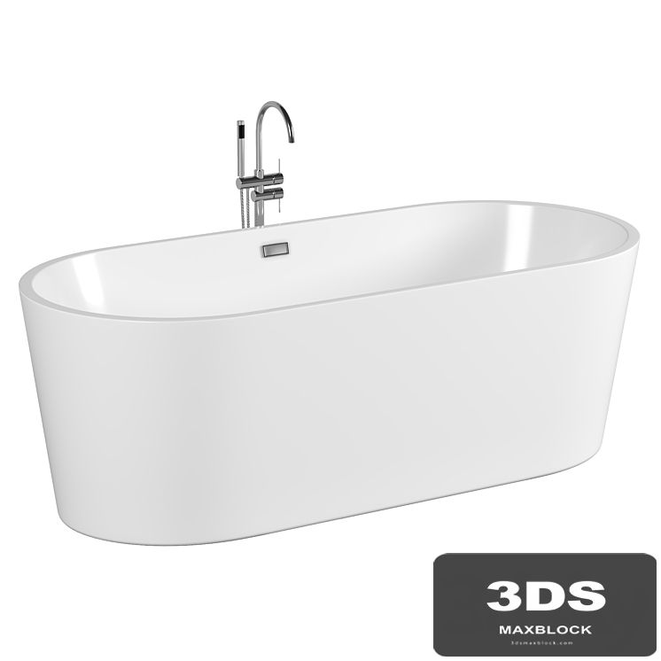 Acrylic bathtub Art & Max AM-525-1700-745