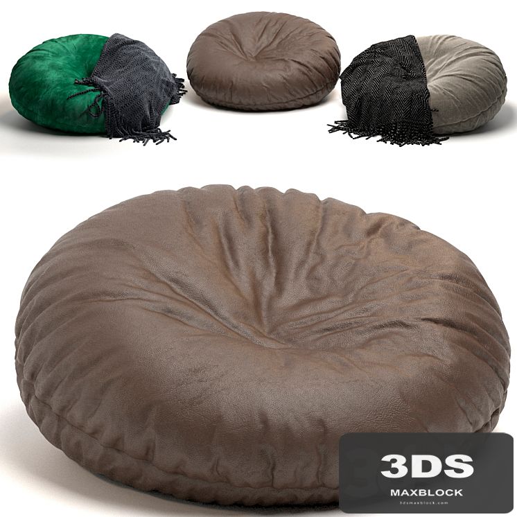 Set of poufs