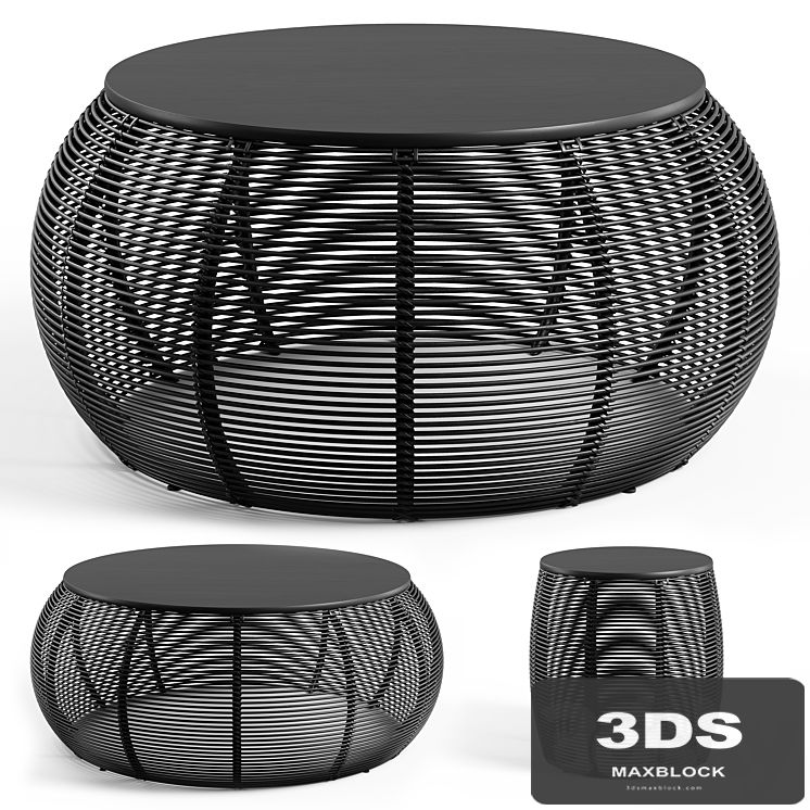 Vincent Sheppard - Ivo side table - black