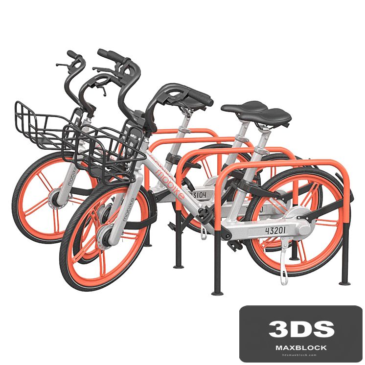 Bicycles in the parking area