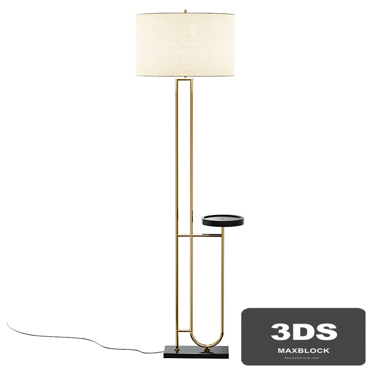 Imogen Floor lamp with tray Lamp with tray, floor lamp floor lamp with table