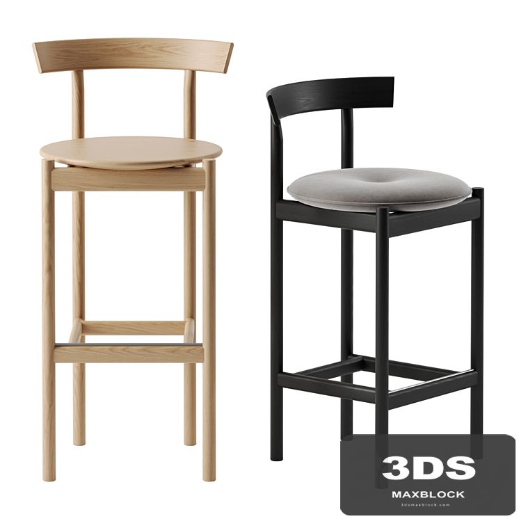 Comma Barstool by Herman Miller