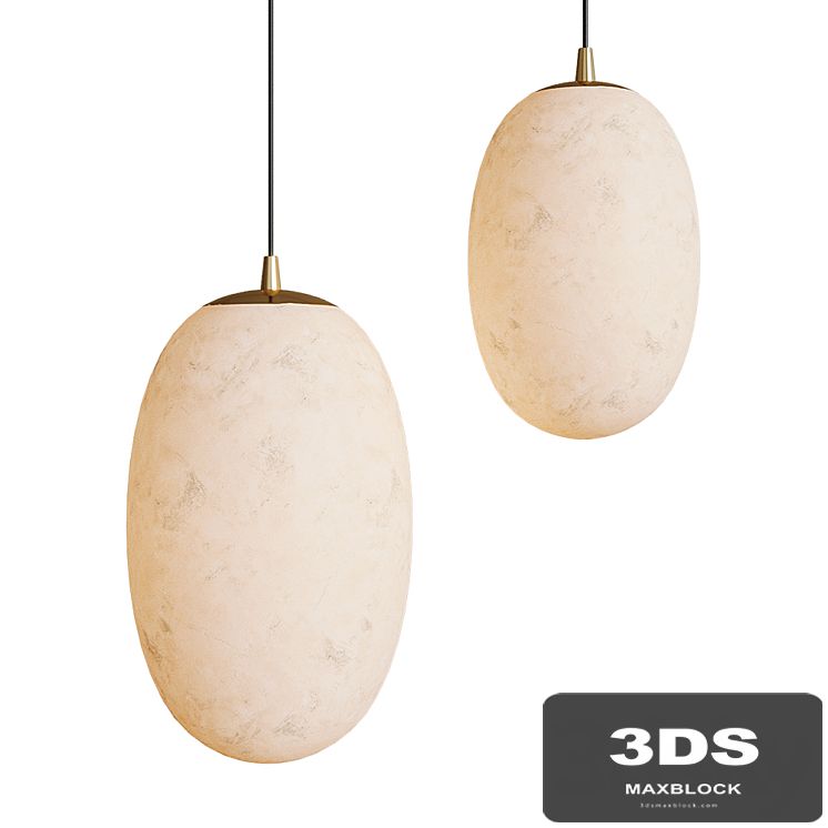 Pendant lamp with ball shade LOU Chandelier
