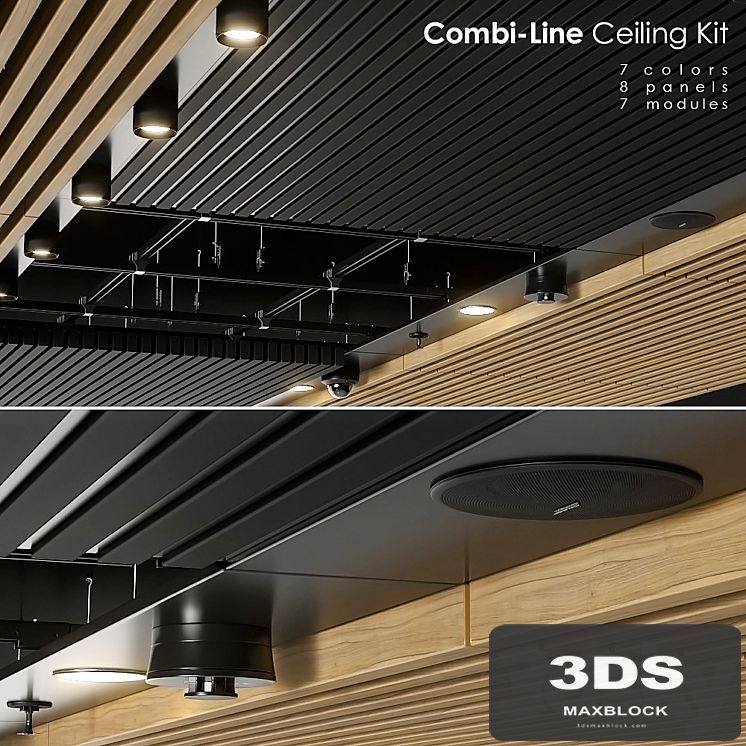 Combi-Line ceiling Kit