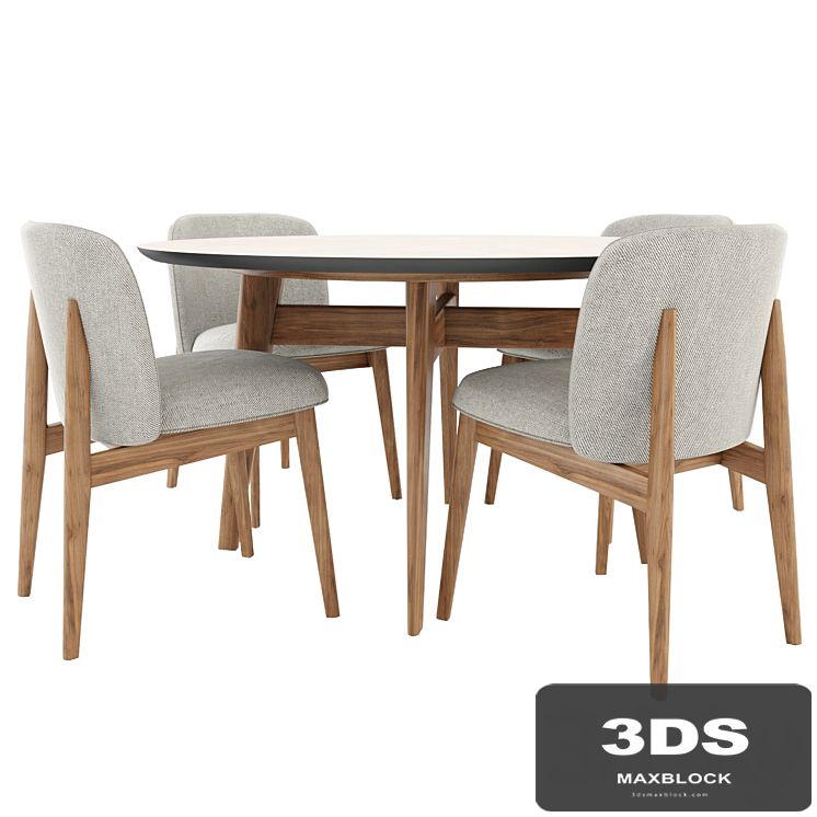 Abrey chair and table