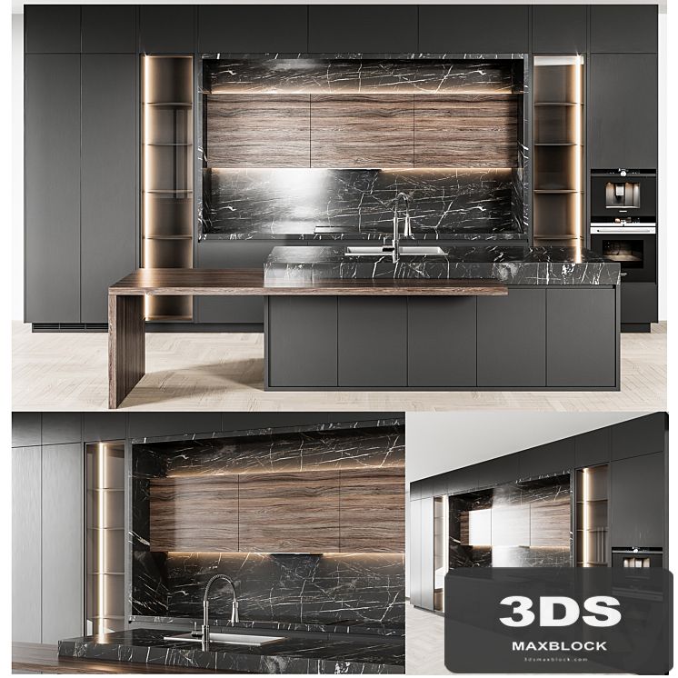 kitchen modern63 black kitchen