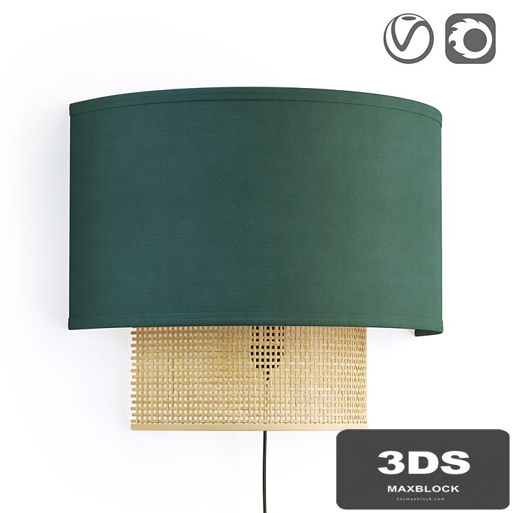Luminaire with wicker material, Dolkie