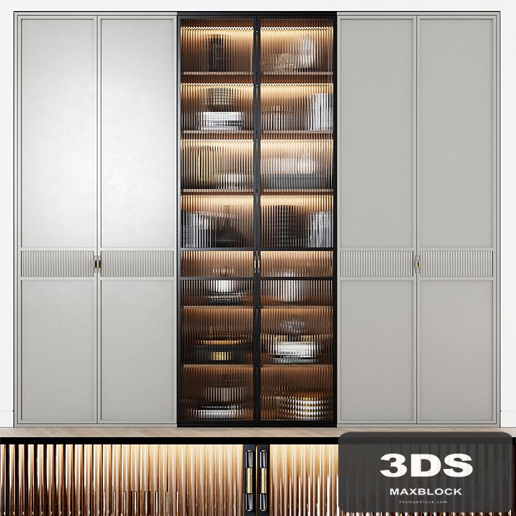 Art Deco style wardrobe 13