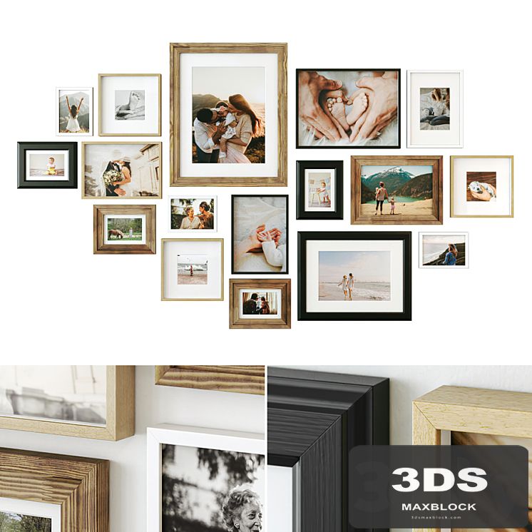 Family photo wall