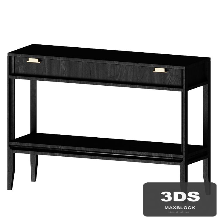 City Console with drawer and shelf