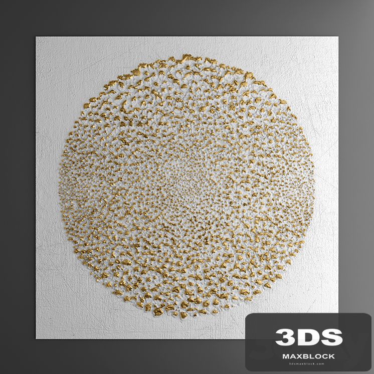 Decor for wall. Panel. 3D