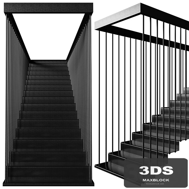 Sheet Metal Staircase