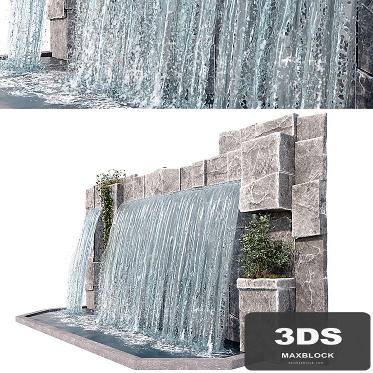 Large waterfall