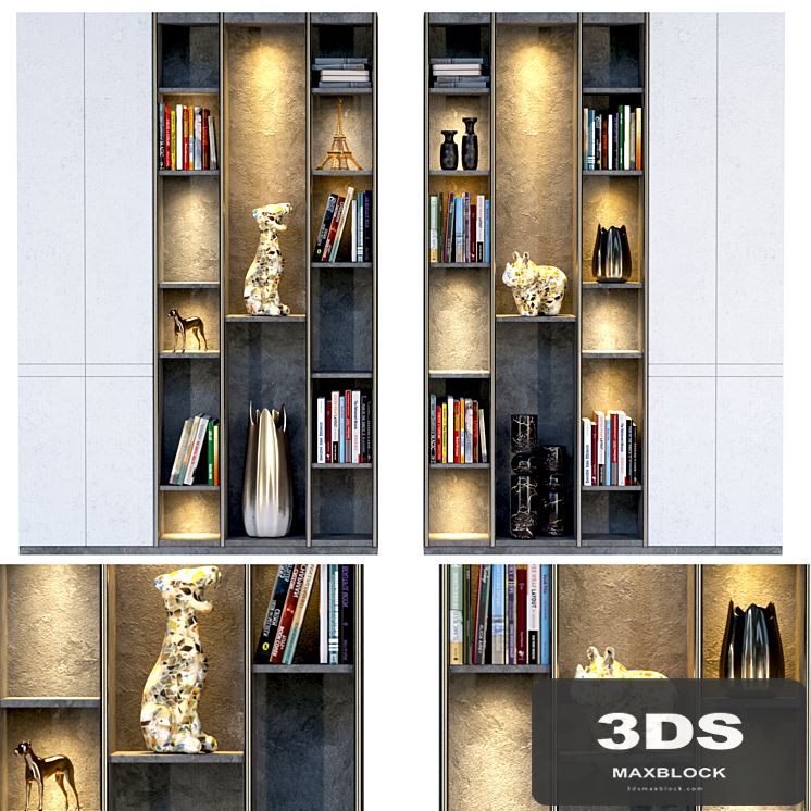 Wardrobe with decor