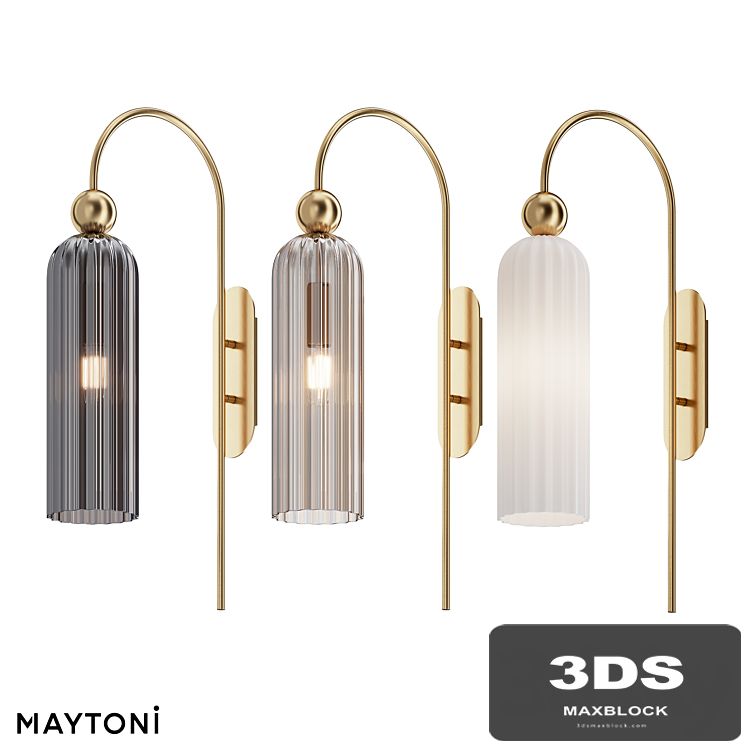 Wall lamp (sconce) MOD302WL-01CG, MOD302WL-01GR, MOD302WL-01W OM