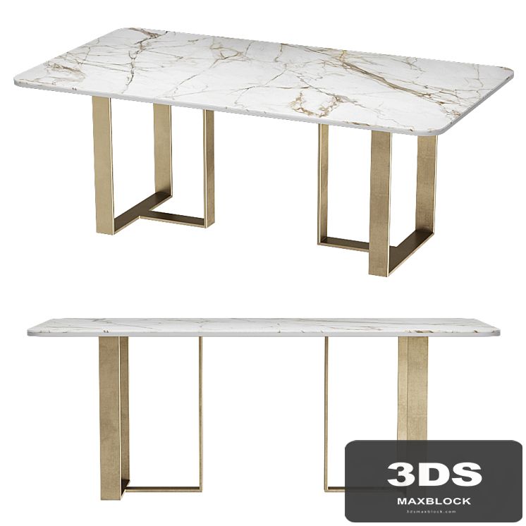 dining table carey wooden kors