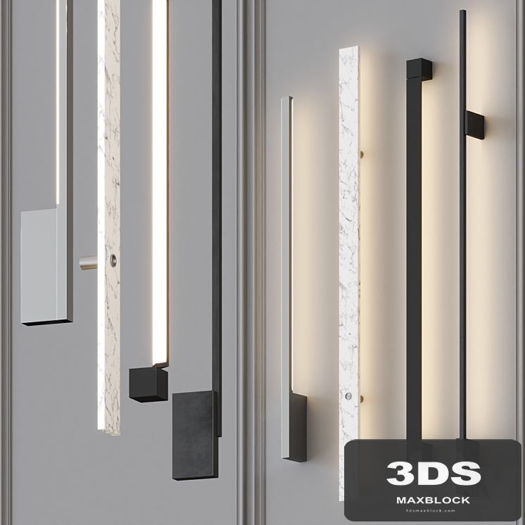 Wall lamps Set 1