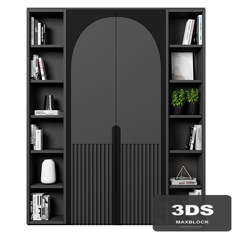Cabinet with shelves 17