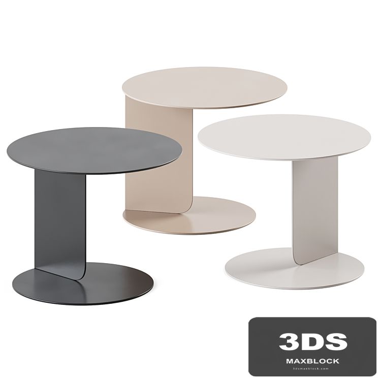 Coffee Table Chips Black / Side table