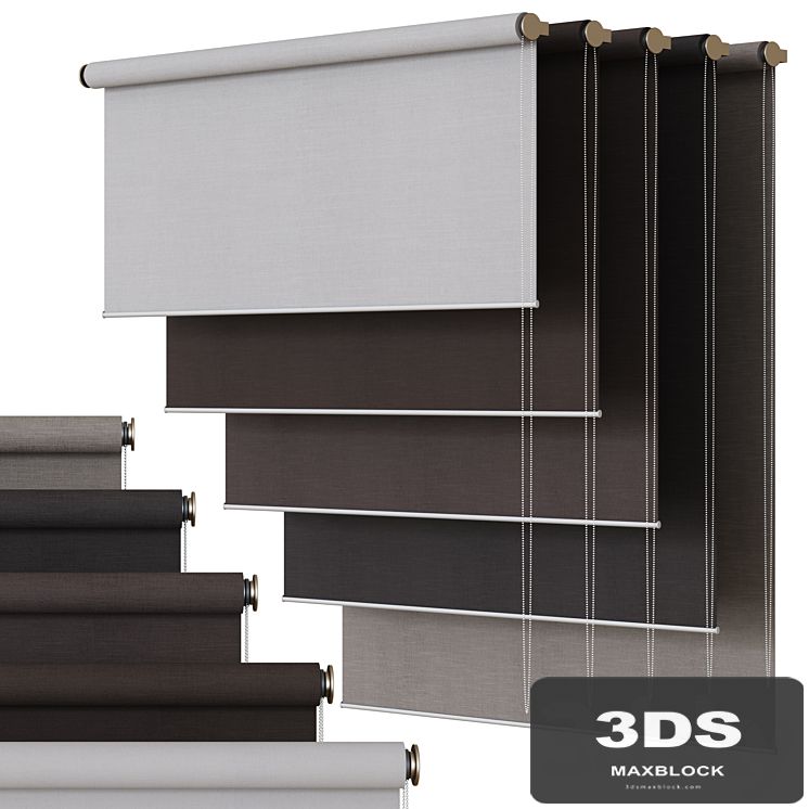 Roller blinds set №7