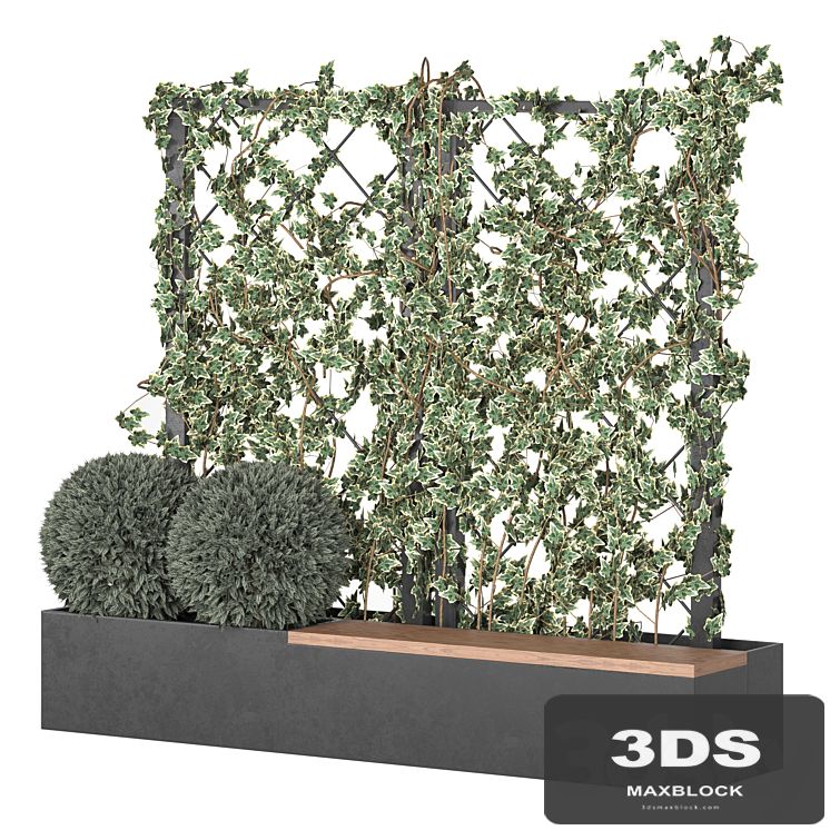 ivy grid with seating area