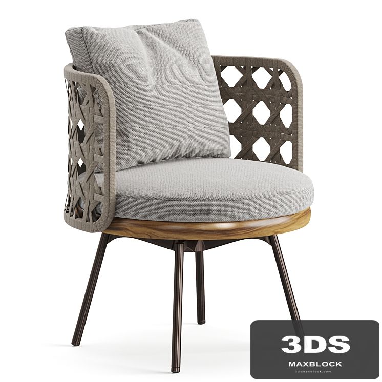 Minotti Torii Nest Lounge Little Armchair