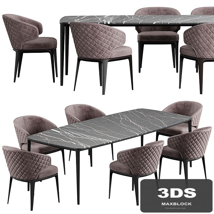 ATOM Chair Poliform HENRY Table
