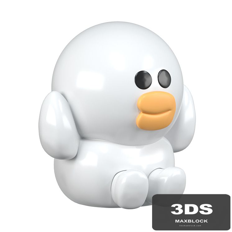 Ceramic figurine Duckling