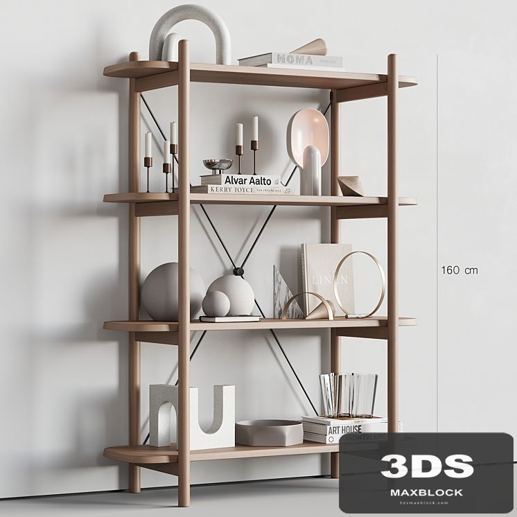 085 BROSA Dominic Narrow Bookshelf 00