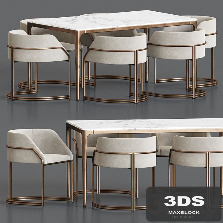 Deja Vu Chair Canto Table Dining Set