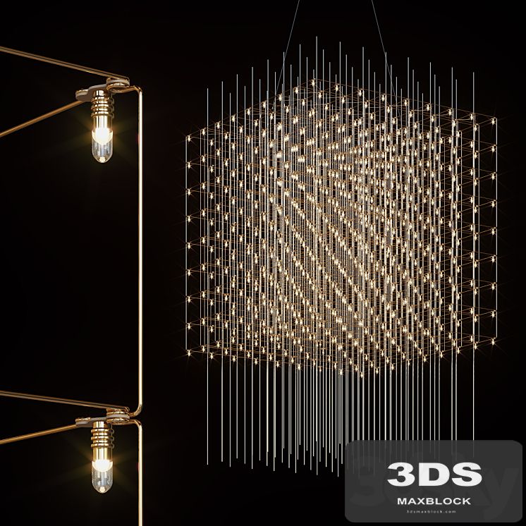 Pendant LED chandelier ODDRUN by Lampatron