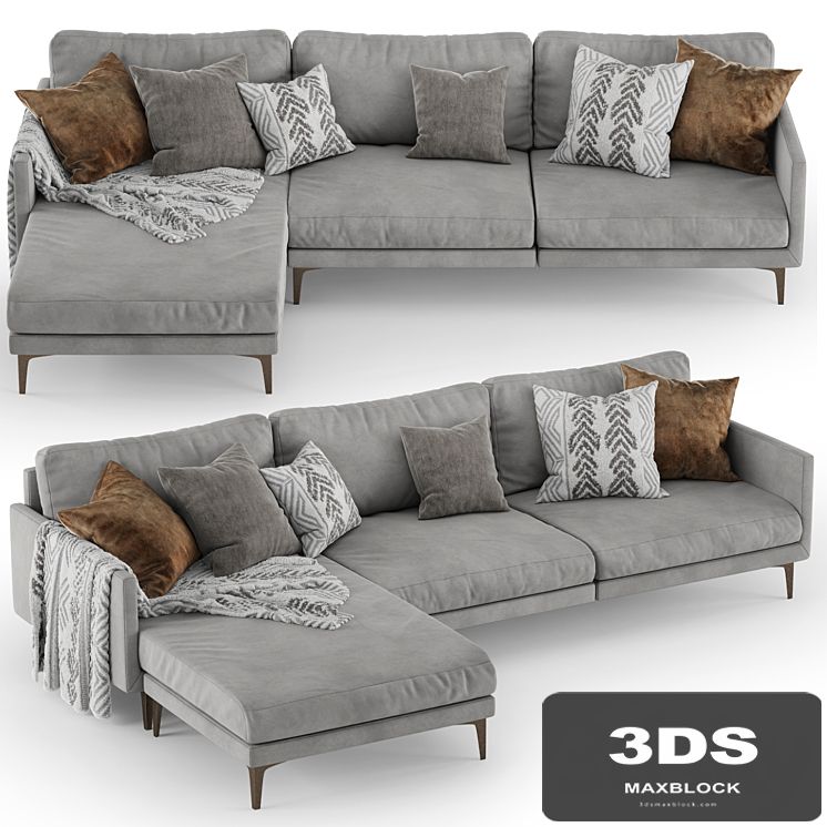 Corner sofa CENTQUATRE Duvivier Canapes