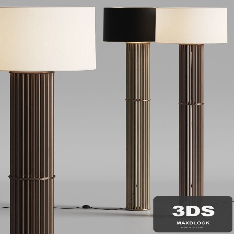 Hugues Chevalier Danton Floor Lamps